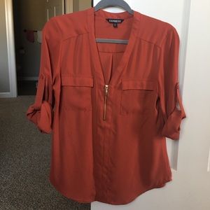 Burnt Orange Express Blouse